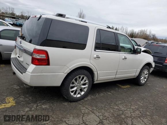 2015 Ford Expedition Limited with VIN 1FMJU2AT4FEF42061, listed as a Copart auction lot 45401745 with 216,724 mi miles and Salvage title. Bid and sale history available at DreamBid. Image 3.