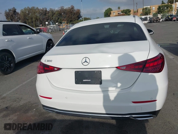 2024 Mercedes-Benz C 300 with VIN W1KAF4GB9RR237814, listed as a IAAI auction lot 42248104 with 3,045 mi miles and . Bid and sale history available at DreamBid. Image 16.