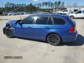 2007 BMW 3 Series 328i with VIN WBAVS13527FX15072, listed as a Copart auction lot 48186315 with 224,583 mi miles and Salvage Title. Bid and sale history available at carsss.com. Image 2.