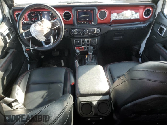 2022 Jeep Wrangler Unlimited Rubicon with VIN 1C4JJXFM1NW249982, listed as a Copart auction lot 78049534 with 17,834 mi miles and Salvage title. Bid and sale history available at DreamBid. Image 8.