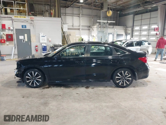 2023 Honda Civic Sedan EX with VIN 2HGFE1F74PH309693, listed as a IAAI auction lot 41783823 with 35,815 mi miles. Bid and sale history available at carsss.com. Image 15.