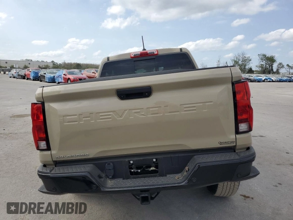 2023 Chevrolet Colorado 4WD Trail Boss with VIN 1GCPTEEK7P1170969, listed as a Copart auction lot 47536565 with 21,126 mi miles and Salvage Title. Bid and sale history available at carsss.com. Image 6.