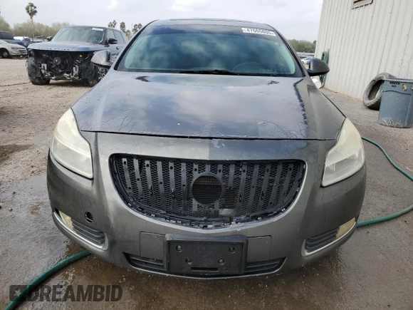 2011 Buick Regal CXL RL6 with VIN W04GU5GC6B1010104, listed as a Copart auction lot 47665605 with 166,820 mi miles and Clean Title. Bid and sale history available at carsss.com. Image 5.
