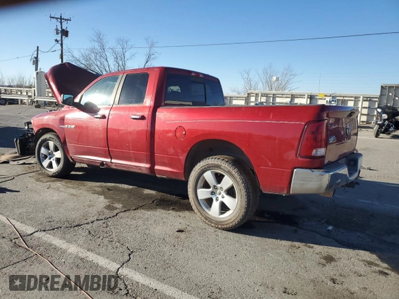 2010 Dodge 1500 SLT with VIN 1D7RB1GT5AS111825, listed as a Copart auction lot 46665345 with 175,885 mi miles and Salvage Title. Bid and sale history available at carsss.com. Image 2.