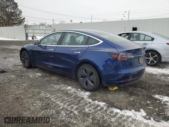 2020 Tesla Model 3 Standard Range Plus with VIN 5YJ3E1EA5LF625456, listed as a Copart auction lot 80926294 with 118,358 mi miles and Salvage Title. Bid and sale history available at DreamBid. Image 2.