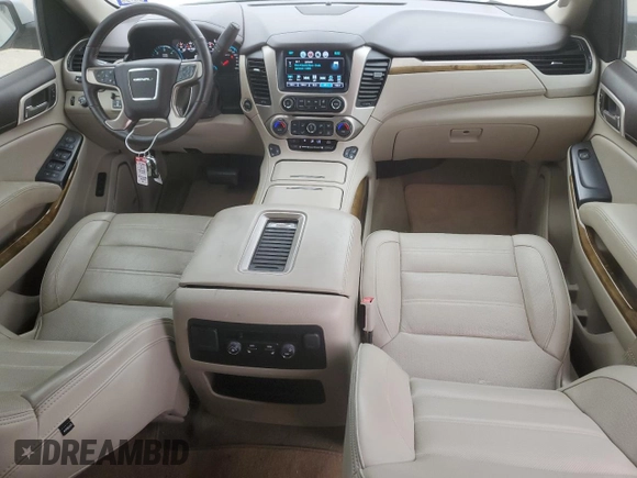 2017 GMC Yukon Denali with VIN 1GKS1CKJ5HR208979, listed as a Copart auction lot 44455835 with 99,954 mi miles and Salvage Title. Bid and sale history available at carsss.com. Image 8.