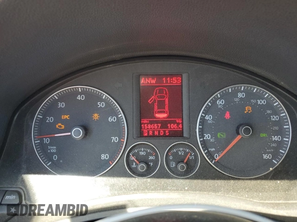 2008 Volkswagen Eos Turbo z VIN WVWBA71F28V040872, wystawiony jako Copart lot #58146495 z przebiegiem 158 657 mil mil oraz Szkoda całkowita • Salvage title. Historia ofert i sprzedaży dostępna na DreamBid. Obrazek 9.