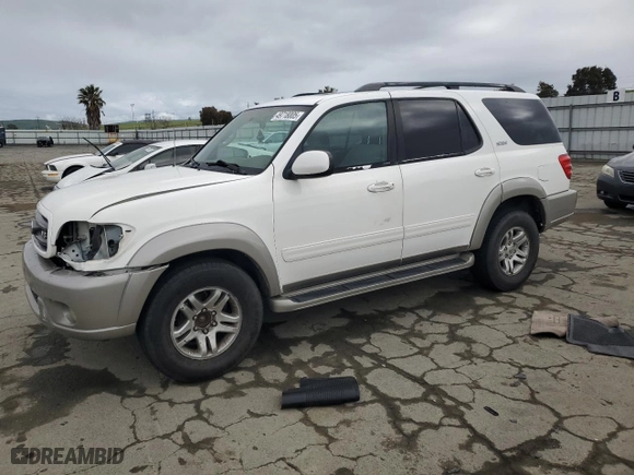 2004 Toyota Sequoia SR5 with VIN 5TDZT34A04S215352, listed as a Copart auction lot 49718005 with 275,765 mi miles and Salvage Title. Bid and sale history available at carsss.com. Image 1.