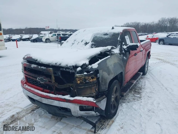2015 Chevrolet Silverado 1500 LT with VIN 1GCVKREH6FZ284239, listed as a IAAI auction lot 41190617 with 1 mi miles. Bid and sale history available at carsss.com. Image 6.