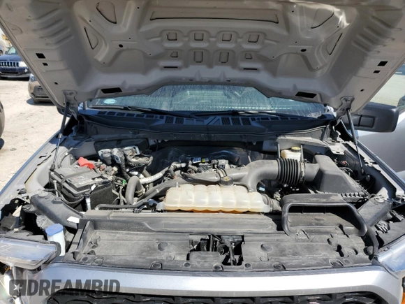 2022 Ford F-150 XL with VIN 1FTEX1EP7NKE51130, listed as a Copart auction lot 48245825 with 35,900 mi miles and Salvage title. Bid and sale history available at DreamBid. Image 11.
