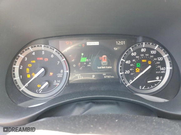 2021 Toyota Highlander XLE with VIN 5TDGZRAH0MS528394, listed as a Copart auction lot 49130275 with 67,167 mi miles and Salvage Title. Bid and sale history available at carsss.com. Image 9.