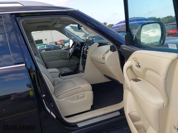 2023 Infiniti QX80 LUXE with VIN JN8AZ2AF8P9756761, listed as a IAAI auction lot 41952149 with 42,077 mi miles. Bid and sale history available at carsss.com. Image 5.