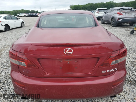 2011 Lexus IS 250 C z VIN JTHFF2C21B2520084, wystawiony jako Copart lot #55036975 z przebiegiem 67 646 mil mil oraz Szkoda całkowita • Salvage title. Historia ofert i sprzedaży dostępna na DreamBid. Obrazek 6.