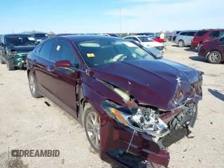 2017 Ford Fusion SE with VIN 3FA6P0H74HR406629, listed as a IAAI auction lot 41457066 with 1 mi miles. Bid and sale history available at carsss.com. Image 1.