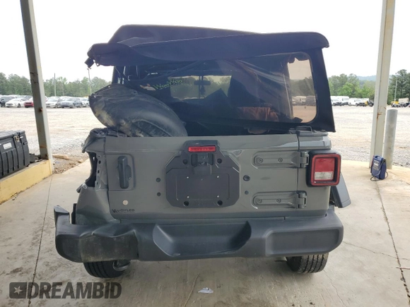 2019 Jeep Wrangler Unlimited Sport Altitude with VIN 1C4HJXDG6KW585358, listed as a Copart auction lot 54000665 with Not provided miles and Salvage title. Bid and sale history available at DreamBid. Image 6.