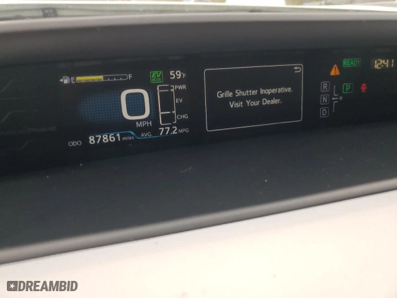 2017 Toyota Prius Prime Plus with VIN JTDKARFP6H3057909, listed as a Copart auction lot 45547705 with NaN miles and Clean Title. Bid and sale history available at carsss.com. Image 9.