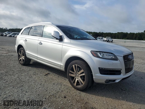 2015 Audi Q7 Premium Plus with VIN WA1LMAFE5FD020413, listed as a Copart auction lot 65028835 with 217,394 mi miles and Clean title. Bid and sale history available at DreamBid. Image 4.