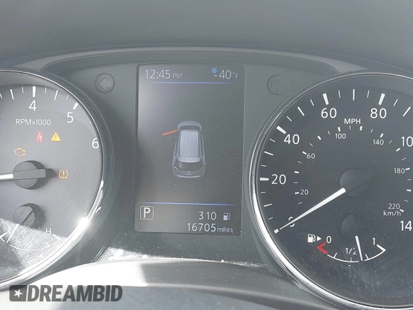 2019 Nissan Rogue SV with VIN 5N1AT2MT8KC805074, listed as a IAAI auction lot 42045982 with 16,705 mi miles and . Bid and sale history available at DreamBid. Image 7.
