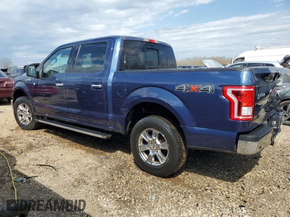 2016 Ford F-150 XLT with VIN 1FTEW1EP8GFA10766, listed as a Copart auction lot 53905895 with 104,553 mi miles and Salvage Title. Bid and sale history available at carsss.com. Image 2.