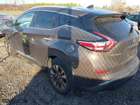 2017 Nissan Murano SL with VIN 5N1AZ2MH6HN176700, listed as a IAAI auction lot 40877286 with 113,448 mi miles. Bid and sale history available at carsss.com. Image 3.