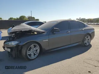 2015 BMW 5 Series 535i with VIN WBA5B1C51FG126555, listed as a Copart auction lot 48463285 with Not Provided miles and Salvage Title. Bid and sale history available at carsss.com. Image 1.