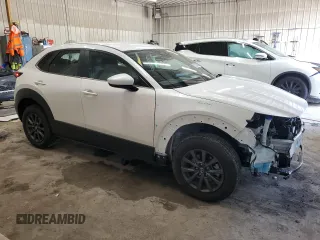 2024 Mazda CX-30 S with VIN 3MVDMBAM4RM711258, listed as a Copart auction lot 57393845 with 6,358 mi miles and Salvage title. Bid and sale history available at DreamBid. Image 4.
