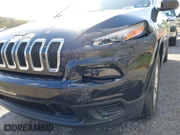 2014 Jeep Cherokee Sport with VIN 1C4PJLAB4EW110051, listed as a IAAI auction lot 41961698 with 153,570 mi miles and . Bid and sale history available at DreamBid. Image 19.