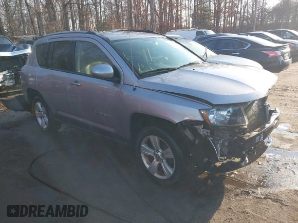 2016 Jeep Compass High Altitude Edition with VIN 1C4NJDEBXGD780502, listed as a IAAI auction lot 41478069 with 160,200 mi miles. Bid and sale history available at carsss.com. Image 1.