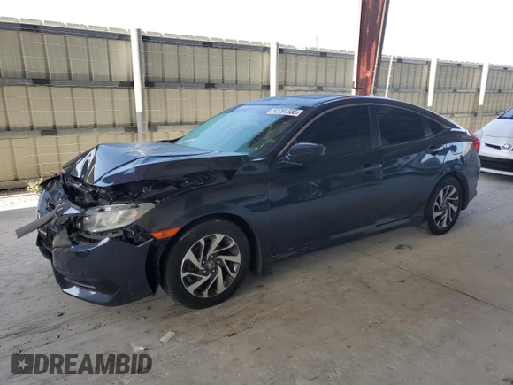 2018 Honda Civic Sedan EX with VIN 2HGFC2F7XJH564349, listed as a Copart auction lot 52791335 with 0 mi miles and Salvage Title. Bid and sale history available at carsss.com. Image 1.