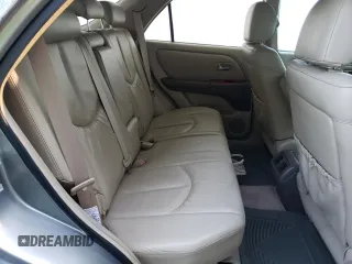 2001 Lexus RX 300 with VIN JTJGF10U010108610, listed as a Copart auction lot 34088262 with 0 mi miles and Salvage Title. Bid and sale history available at carsss.com. Image 6.