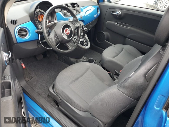 2015 FIAT 500 Pop with VIN 3C3CFFAR2FT613524, listed as a Copart auction lot 49946945 with 144,570 mi miles and Salvage Title. Bid and sale history available at carsss.com. Image 8.