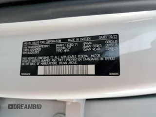 2022 Volvo XC90 Momentum with VIN YV4A22PK8N1839121, listed as a Copart auction lot 38127803 with 14,844 mi miles. Bid and sale history available at carsss.com. Image 13.