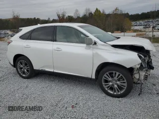 2014 Lexus RX 450h with VIN JTJZB1BA3E2009863, listed as a Copart auction lot 80414024 with 130,128 mi miles and Salvage title. Bid and sale history available at DreamBid. Image 4.