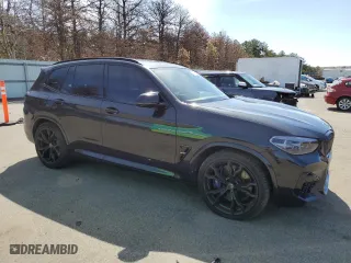 2020 BMW X3 M Competition with VIN 5YMTS0C08L9B17256, listed as a Copart auction lot 48644274 with 25,865 mi miles. Bid and sale history available at carsss.com. Image 4.