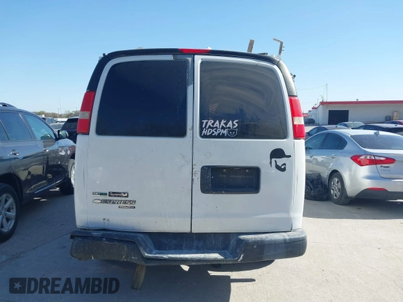 2012 Chevrolet Express Cargo Van with VIN 1GCWGFCA7C1106165, listed as a IAAI auction lot 41843495 with 315,215 mi miles. Bid and sale history available at carsss.com. Image 16.