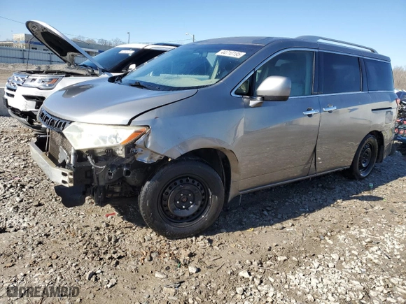 2012 Nissan Quest LE with VIN JN8AE2KP0C9039851, listed as a Copart auction lot 44710195 with NaN miles and Non Repairable. Bid and sale history available at carsss.com. Image 1.