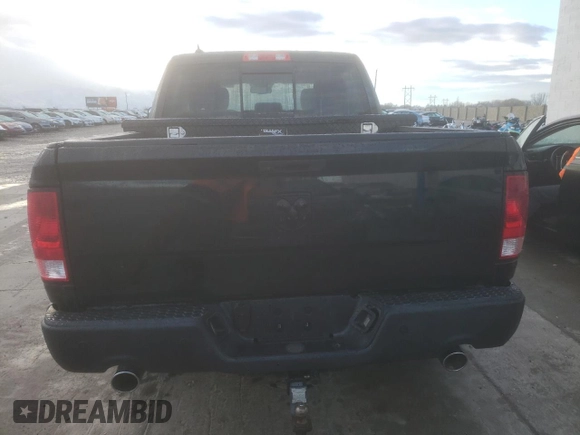 2018 Ram 1500 Big Horn with VIN 1C6RR6LM8JS354103, listed as a Copart auction lot 82401044 with 100,765 mi miles and Salvage Title. Bid and sale history available at carsss.com. Image 6.