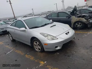 2002 Toyota Celica GT with VIN JTDDR32T420128325, listed as a IAAI auction lot 41415924 with 256,994 mi miles. Bid and sale history available at carsss.com. Image 1.