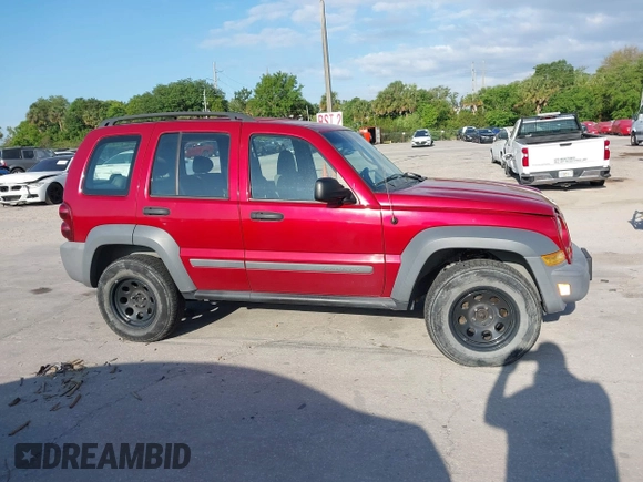 2005 Jeep Liberty Sport with VIN 1J4GL48K95W662399, listed as a IAAI auction lot 41900952 with 127,230 mi miles. Bid and sale history available at carsss.com. Image 14.