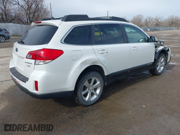 2014 Subaru Outback Limited with VIN 4S4BRBLCXE3313154, listed as a IAAI auction lot 41830358 with 127,652 mi miles and . Bid and sale history available at DreamBid. Image 4.