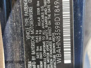 2008 BMW 7 Series 750Li z VIN WBAHN83598DT84968, wystawiony jako Copart lot #55589795 z przebiegiem 211 243 mil mil oraz Szkoda całkowita • Salvage title. Historia ofert i sprzedaży dostępna na DreamBid. Obrazek 12.