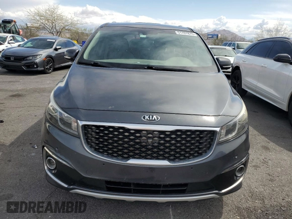 2016 Kia Sedona SX-L with VIN KNDME5C18G6126697, listed as a Copart auction lot 51707875 with 214,145 mi miles and Clean Title. Bid and sale history available at carsss.com. Image 5.