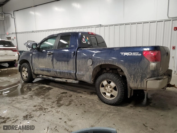 2007 Toyota Tundra SR5 with VIN 5TFBT54157X009858, listed as a Copart auction lot 45711815 with 0 mi miles and Salvage Title. Bid and sale history available at carsss.com. Image 2.