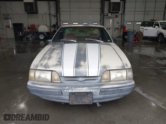 1989 Ford Mustang with VIN 1FABP40A3KF188992, listed as a IAAI auction lot 42076796 with 43,676 mi miles and . Bid and sale history available at DreamBid. Image 12.