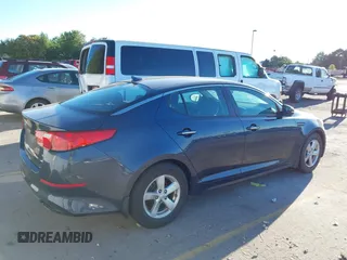 2015 Kia Optima LX with VIN KNAGM4A79F5547332, listed as a IAAI auction lot 42711552 with 154,318 mi miles and . Bid and sale history available at DreamBid. Image 4.