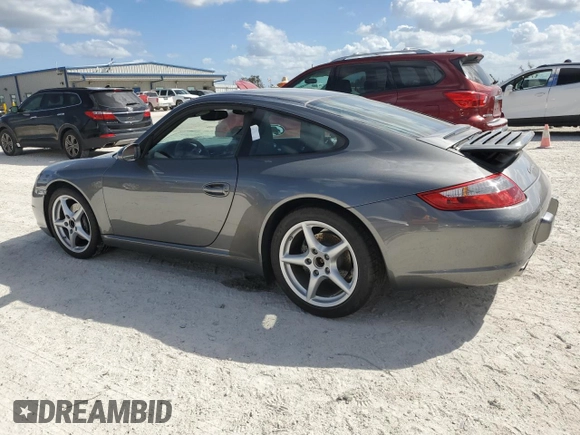 2007 Porsche 911 Carrera with VIN WP0AA29957S710704, listed as a Copart auction lot 77430324 with 0 mi miles and Non Repairable. Bid and sale history available at carsss.com. Image 2.