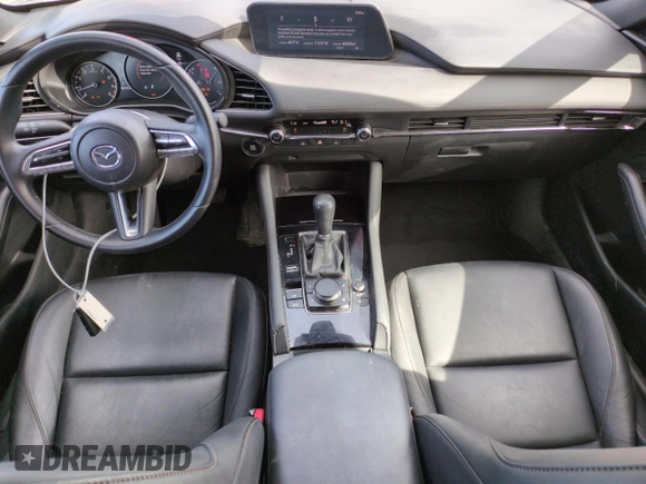 2019 Mazda 3 with VIN JM1BPBJM7K1140562, listed as a Copart auction lot 48569325 with 46,510 mi miles and Salvage title. Bid and sale history available at DreamBid. Image 8.