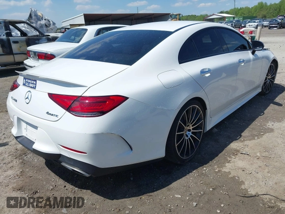 2021 Mercedes-Benz CLS 450 with VIN W1K2J5KB8MA089730, listed as a IAAI auction lot 42050262 with 53,971 mi miles and . Bid and sale history available at DreamBid. Image 4.