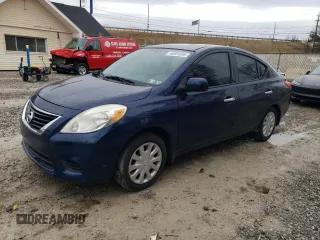 2014 Nissan Versa SV with VIN 3N1CN7AP8EL813232, listed as a Copart auction lot 50001655 with 111,305 mi miles and Clean Title. Bid and sale history available at carsss.com. Image 1.