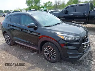 2019 Hyundai Tucson SEL z VIN KM8J3CAL7KU874648, wystawiony jako IAAI lot #42413428 z przebiegiem 97 421 mil mil oraz . Historia ofert i sprzedaży dostępna na DreamBid. Obrazek 1.
